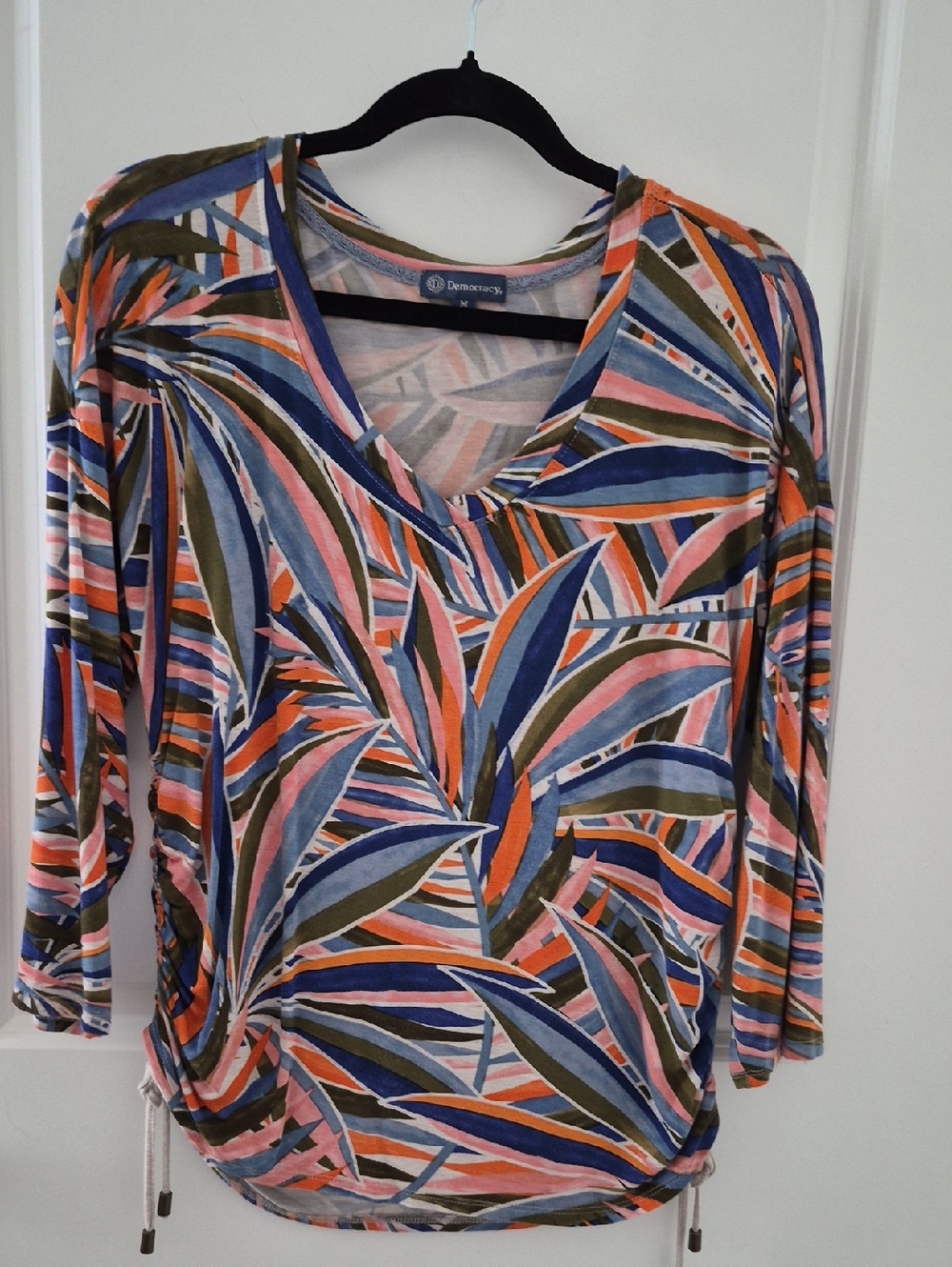 Democracy Vibrant Color Knit Top
